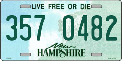 NH license plate 3570482