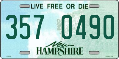 NH license plate 3570490