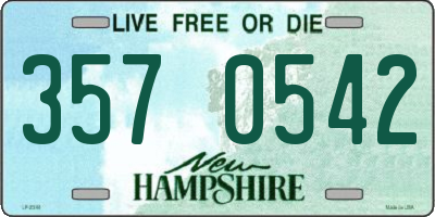 NH license plate 3570542