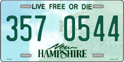 NH license plate 3570544