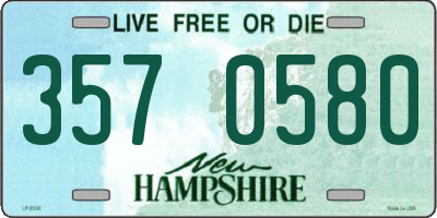 NH license plate 3570580