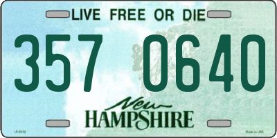 NH license plate 3570640