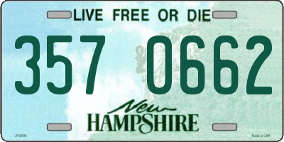 NH license plate 3570662