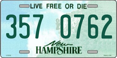 NH license plate 3570762