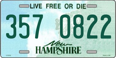 NH license plate 3570822