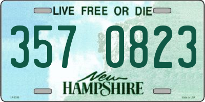 NH license plate 3570823