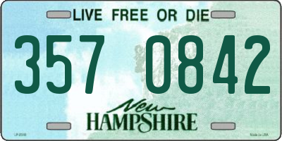 NH license plate 3570842