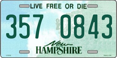 NH license plate 3570843