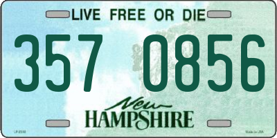 NH license plate 3570856