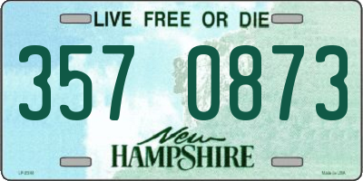 NH license plate 3570873