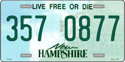 NH license plate 3570877