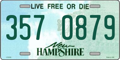 NH license plate 3570879