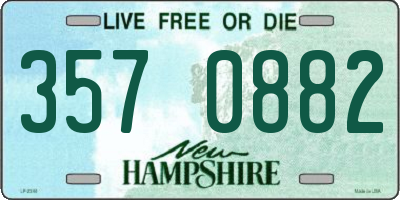 NH license plate 3570882