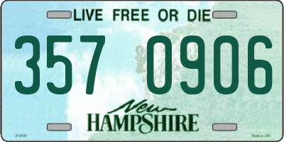 NH license plate 3570906