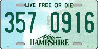 NH license plate 3570916