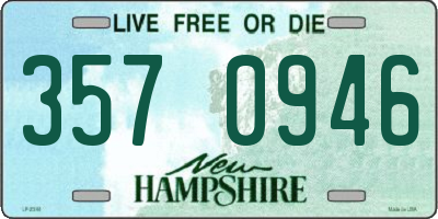 NH license plate 3570946