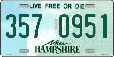 NH license plate 3570951