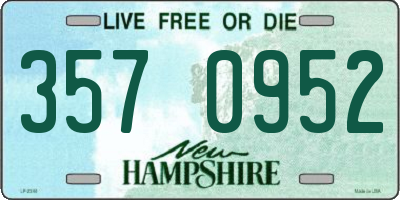 NH license plate 3570952