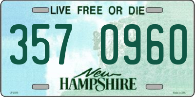 NH license plate 3570960