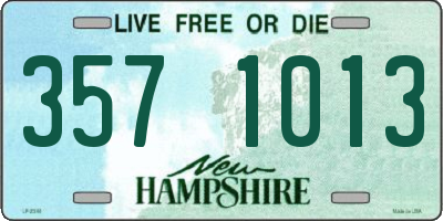 NH license plate 3571013