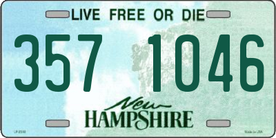 NH license plate 3571046