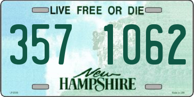NH license plate 3571062