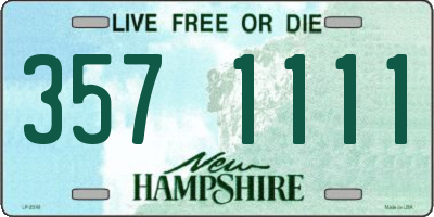 NH license plate 3571111