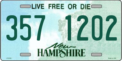NH license plate 3571202