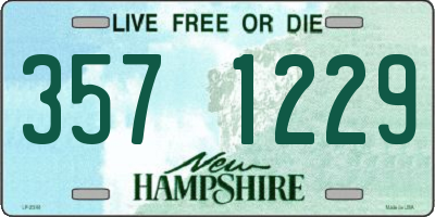 NH license plate 3571229