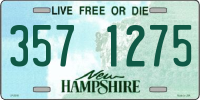 NH license plate 3571275