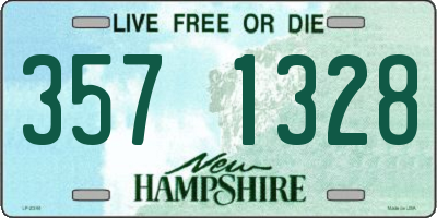 NH license plate 3571328