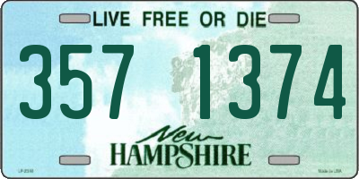 NH license plate 3571374