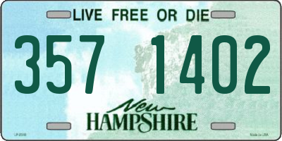NH license plate 3571402