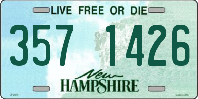 NH license plate 3571426