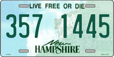 NH license plate 3571445