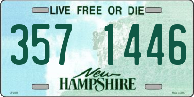 NH license plate 3571446
