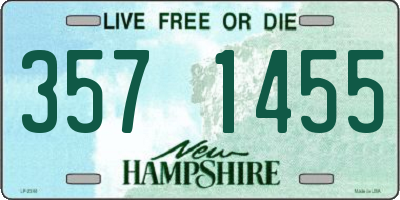 NH license plate 3571455
