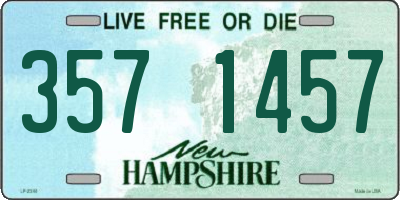 NH license plate 3571457