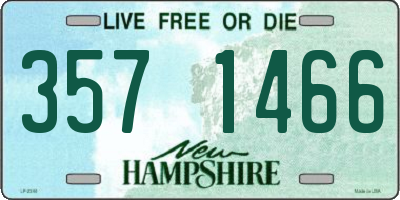 NH license plate 3571466