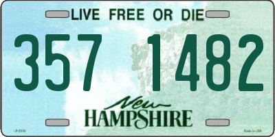 NH license plate 3571482