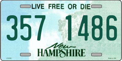 NH license plate 3571486