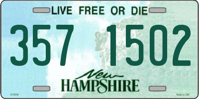 NH license plate 3571502