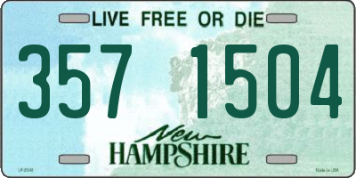NH license plate 3571504