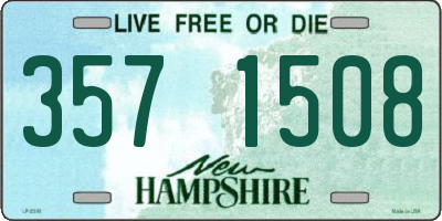 NH license plate 3571508