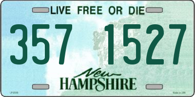 NH license plate 3571527