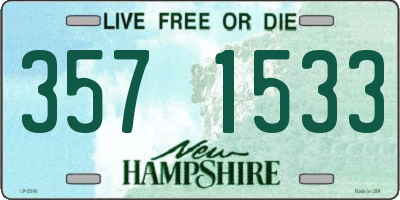 NH license plate 3571533