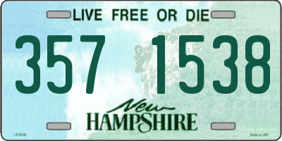 NH license plate 3571538