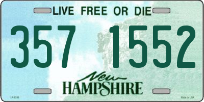 NH license plate 3571552