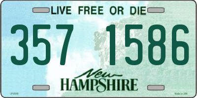 NH license plate 3571586