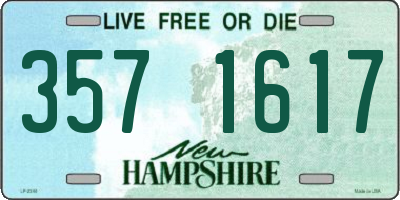 NH license plate 3571617
